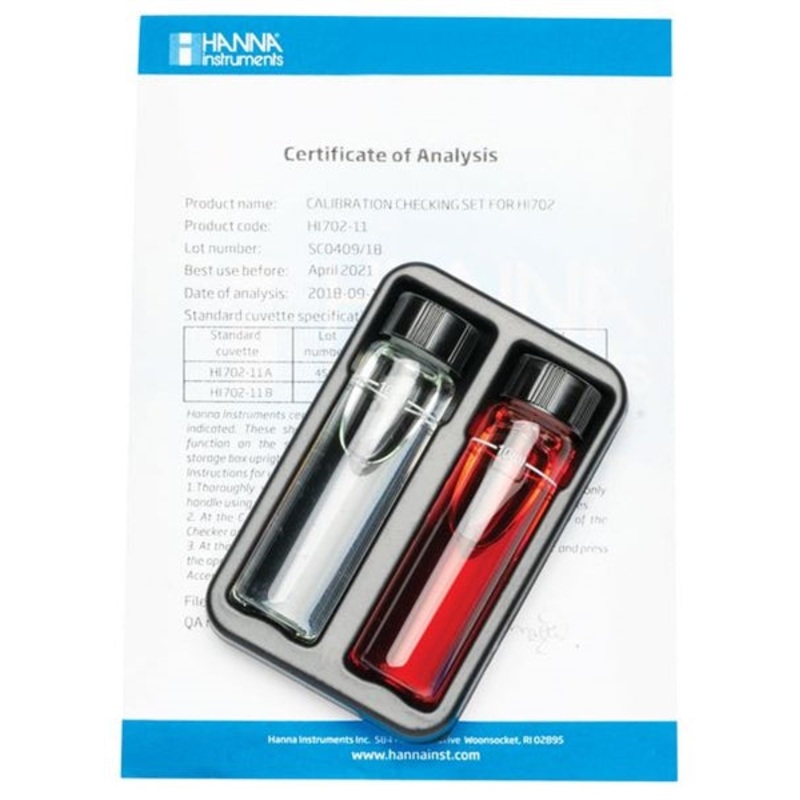 Hanna Copper High Range Checker Calibration Check Set - HI702-11