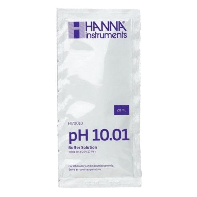 Hanna pH 10.01 Calibration Buffer Sachets (1 x 20 mL) - HI70010P