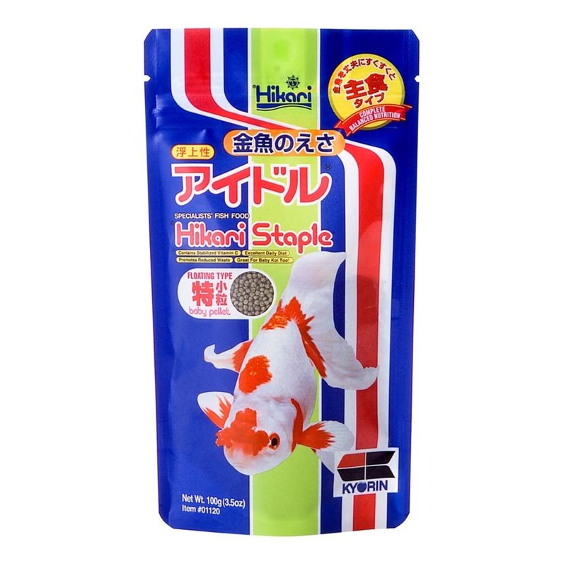 Hikari USA Goldfish Staple Floating Pellets Fish Food - 3.5oz