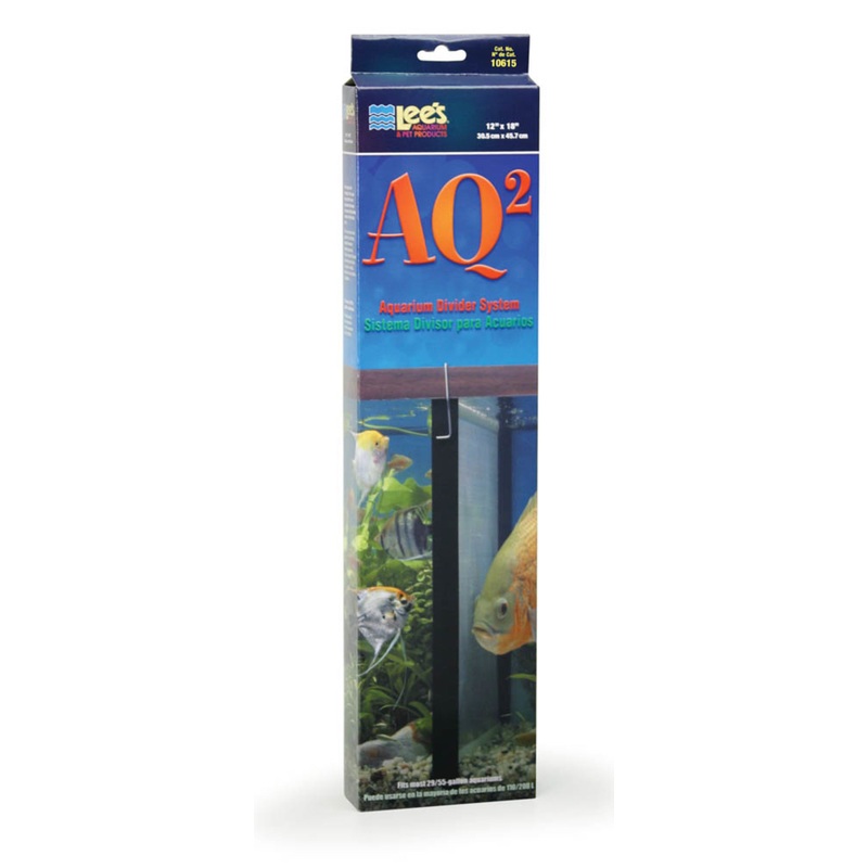 Lee's - AQ2 Aquarium Divider System Black (12"X18")