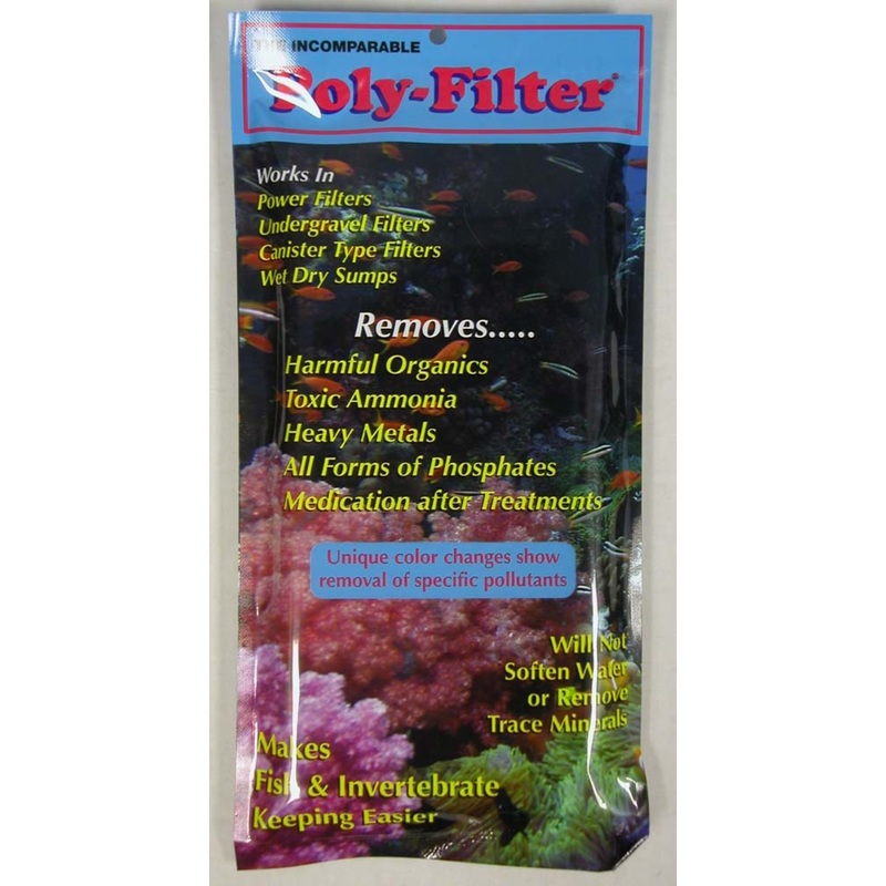 Poly Bio Marine Poly Filter Pad White 2 x 8 inches