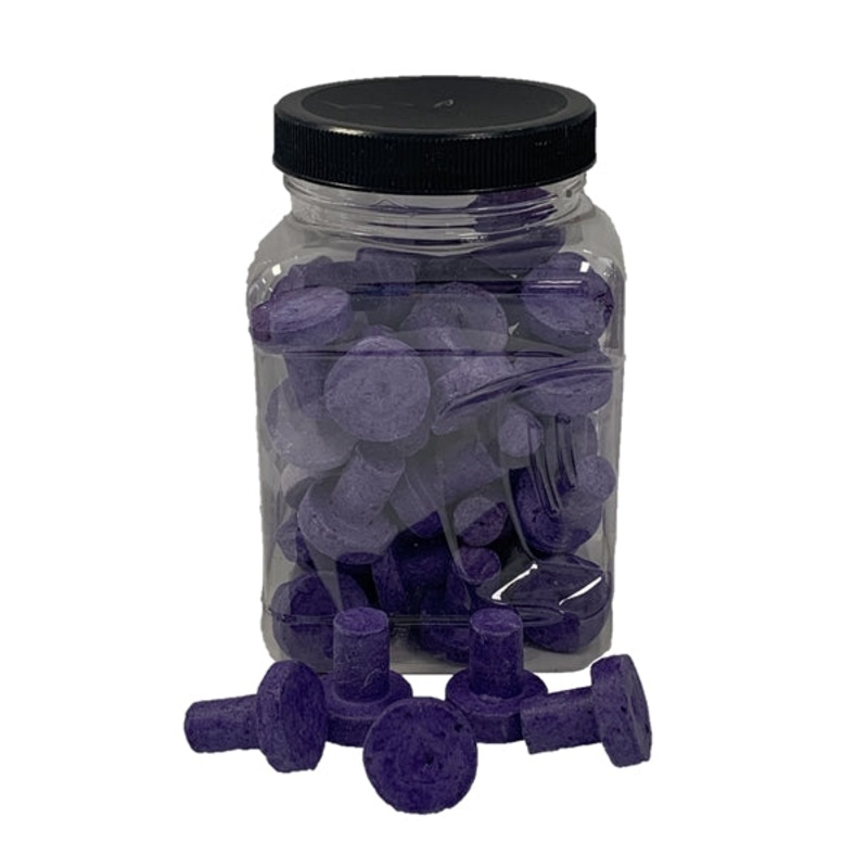 ReefH2O Bulk Frag Plug Purple 50 Count Jar