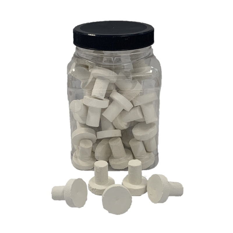 ReefH2O Bulk Frag Plug White 50 Count Jar