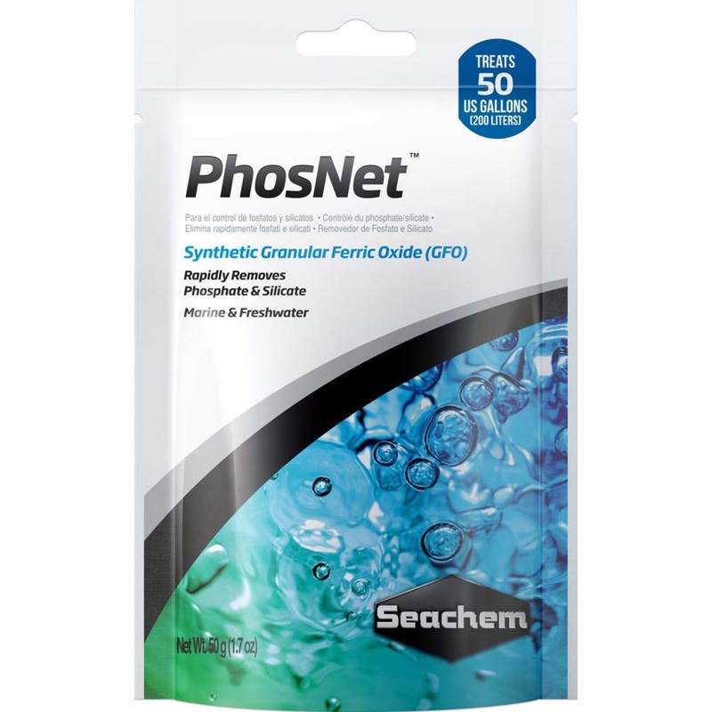 Seachem Laboratories PhosNet Phosphate and Silicate Remover - 50g