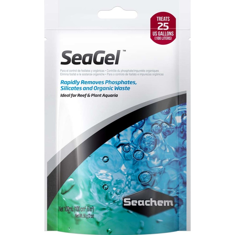 Seachem SeaGel Phosphate, Silicate, and Organic Waster Remover