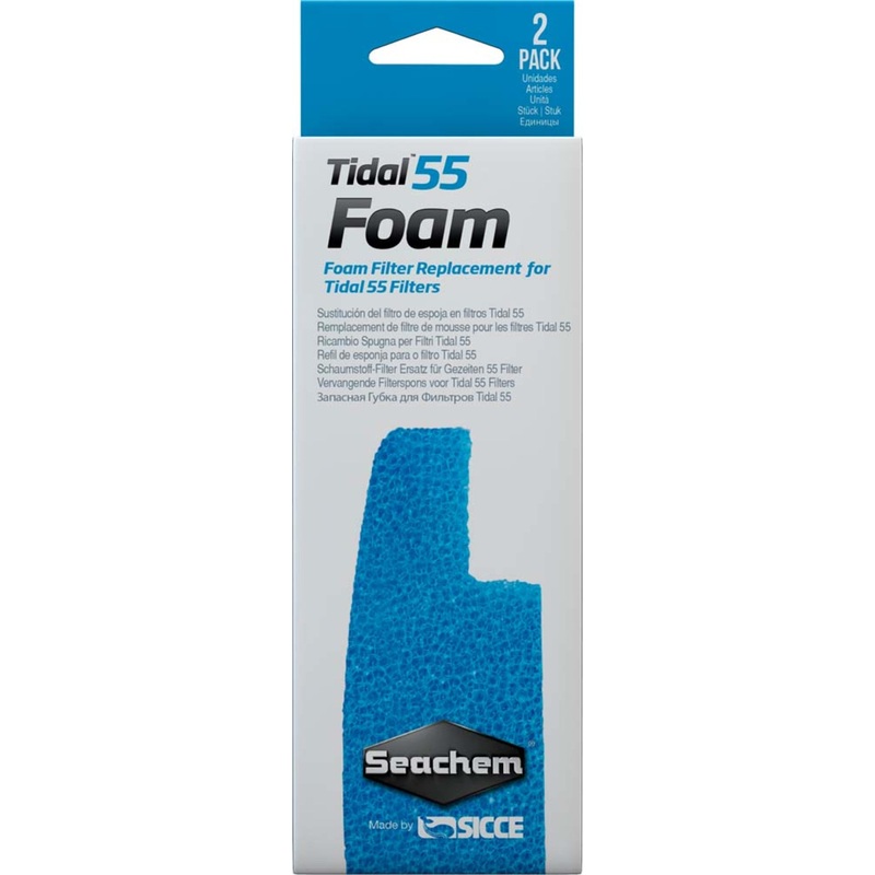Seachem Tidal 55 Foam 2pk
