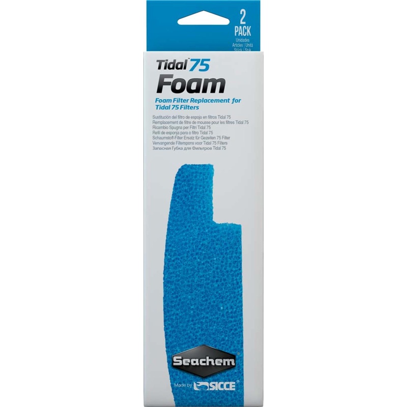 Seachem Tidal 75 Foam 2pk
