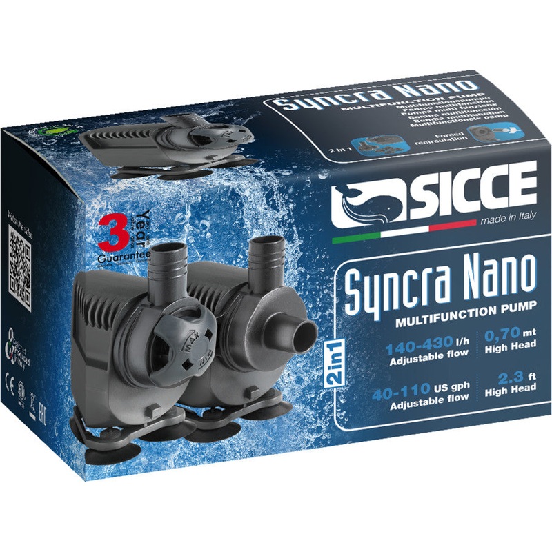 Sicce SYNCRA SILEN NANO Pump - 110 GPH