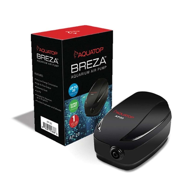 Aquatop BREZA AP-20 Aquarium Air Pump Up to 20gal
