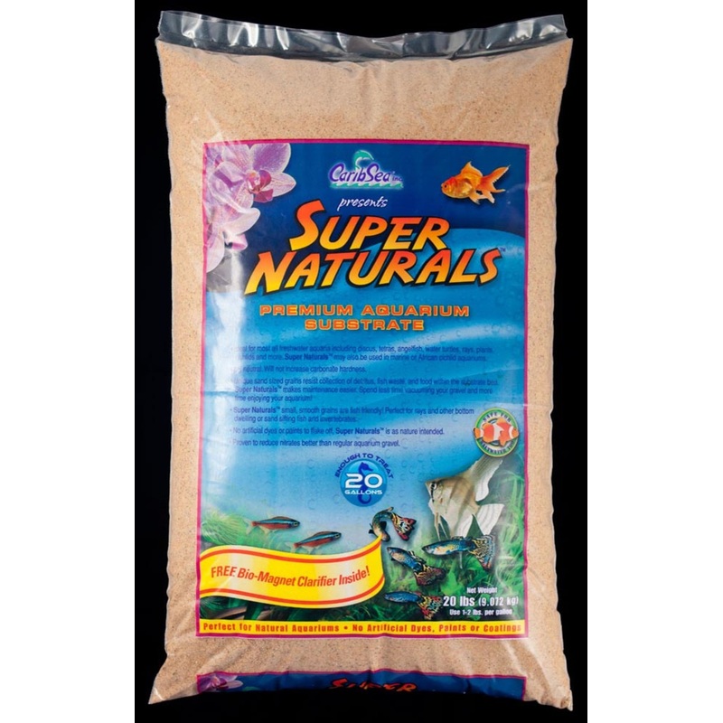 CaribSea Super Naturals Aquarium Sand Sunset Gold