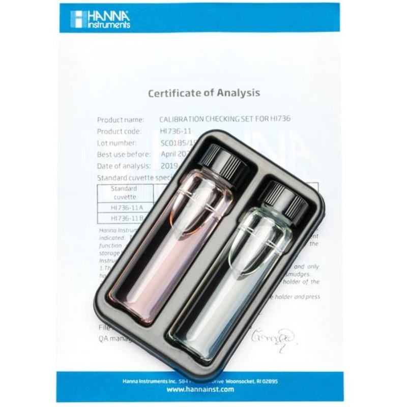 Hanna Phosphorus Ultra Low Range Checker Calibration Check Set - HI736-11