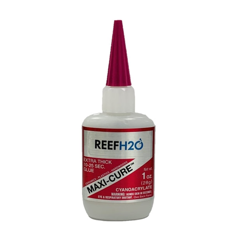 ReefH2O MAXI-CURE Extra Thick Cyanoacrylate Glue - 1oz