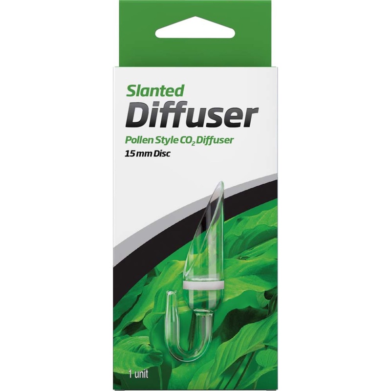 Seachem Laboratories Glass Pollen Style CO2 Slanted Diffuser - 15mm