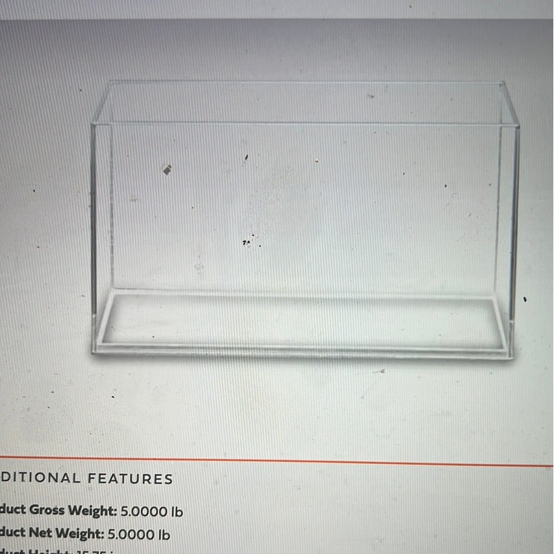Aqua top high clarity 12.7 gal 8x24x16