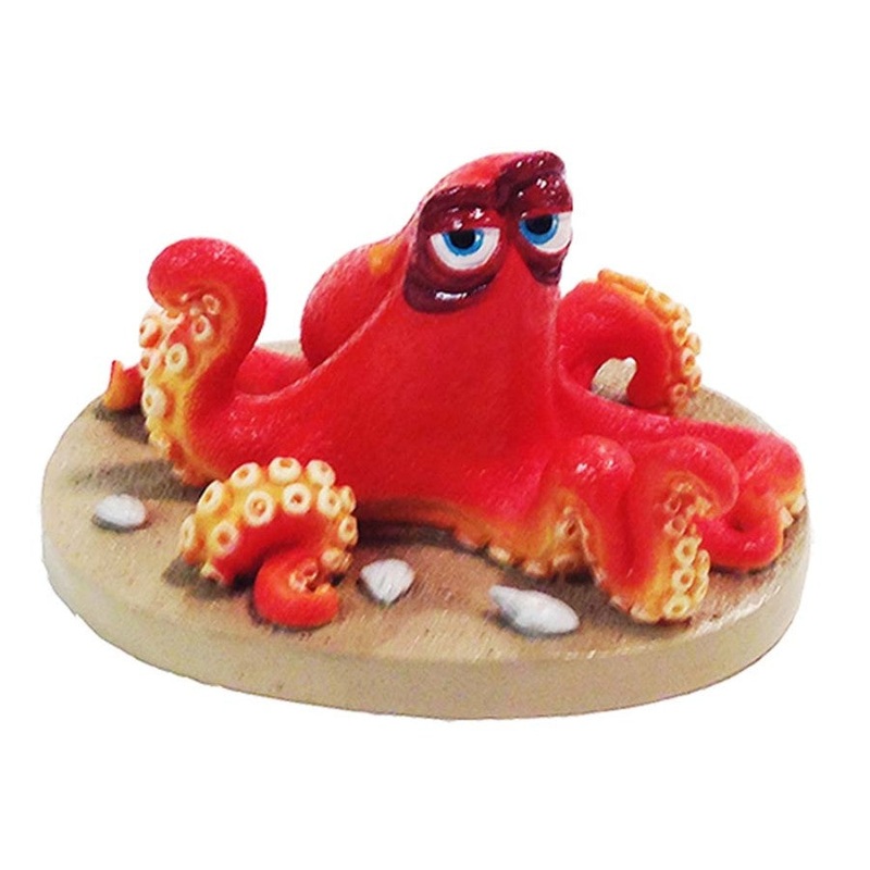 Disney Finding Dory Hank the Octopus on the Sand Statue Beige/Orange Small