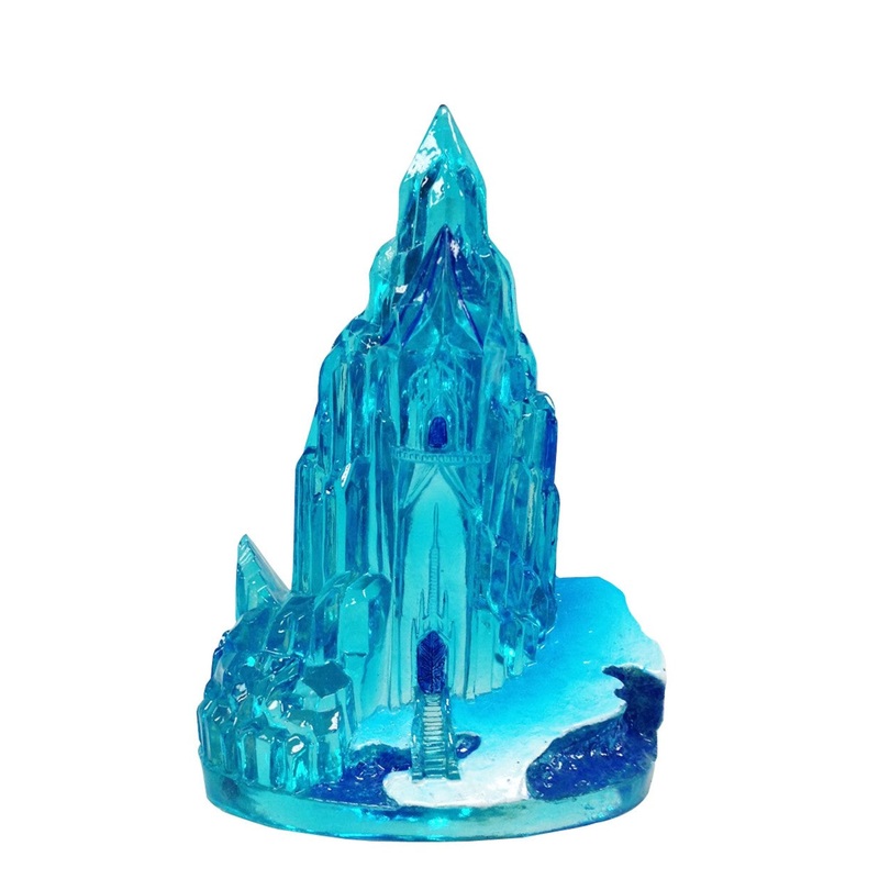 Disney Frozen Ice Castle Resin Ornament Blue 2.5 in, Mini