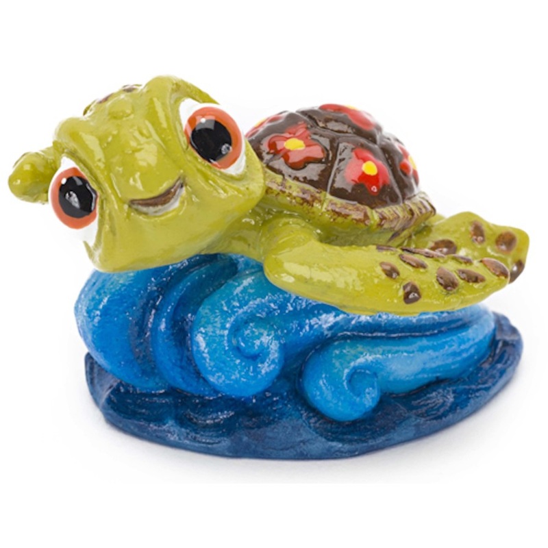 Disney Squirt Aquarium Statue Green, Brown, Blue - 1.25in