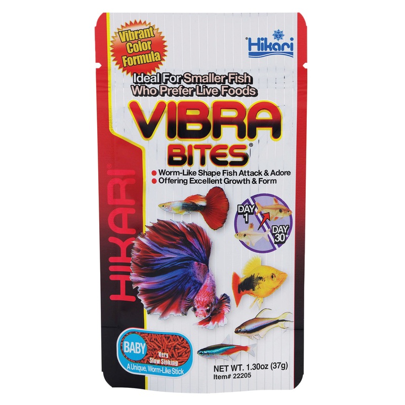 Hikari USA Vibra Bites Fish Food Baby - 1.3 oz