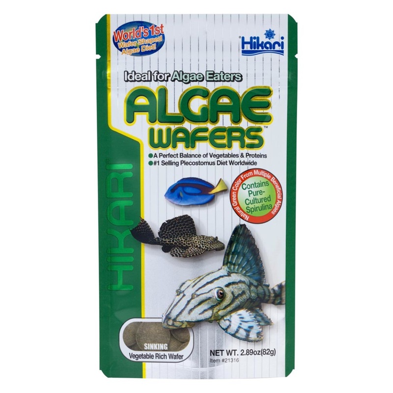 Hikari USA Algae Wafers Rapidly Sinking Wafer Fish Food - 2.89oz