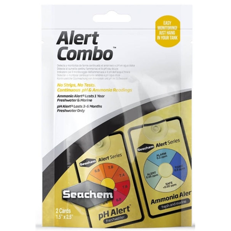 Seachem Alerts Combo Pack Ammonia & pH - 6 Month
