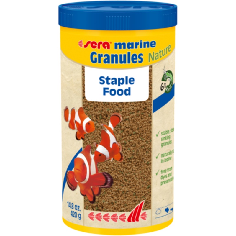 Sera Marine Staple Food Granules Nature 1.000 ml (420 g)