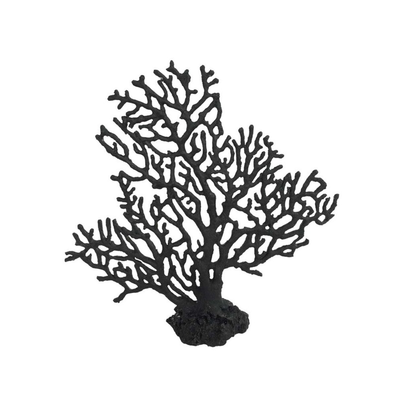 Weco Products South Pacific Coral Sea Fan Ornament - Black