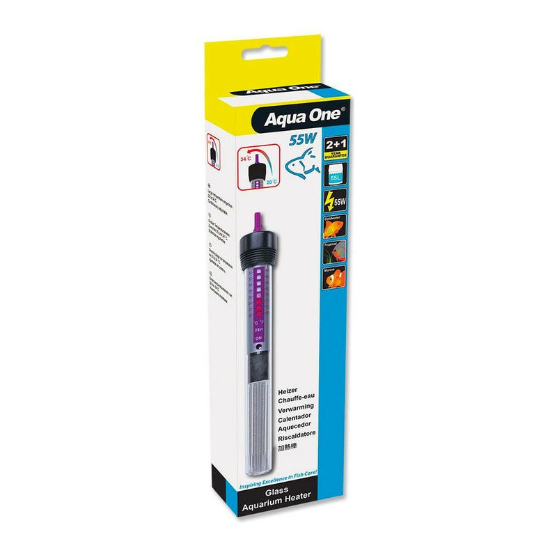 Aqua One Glass Heater 55w