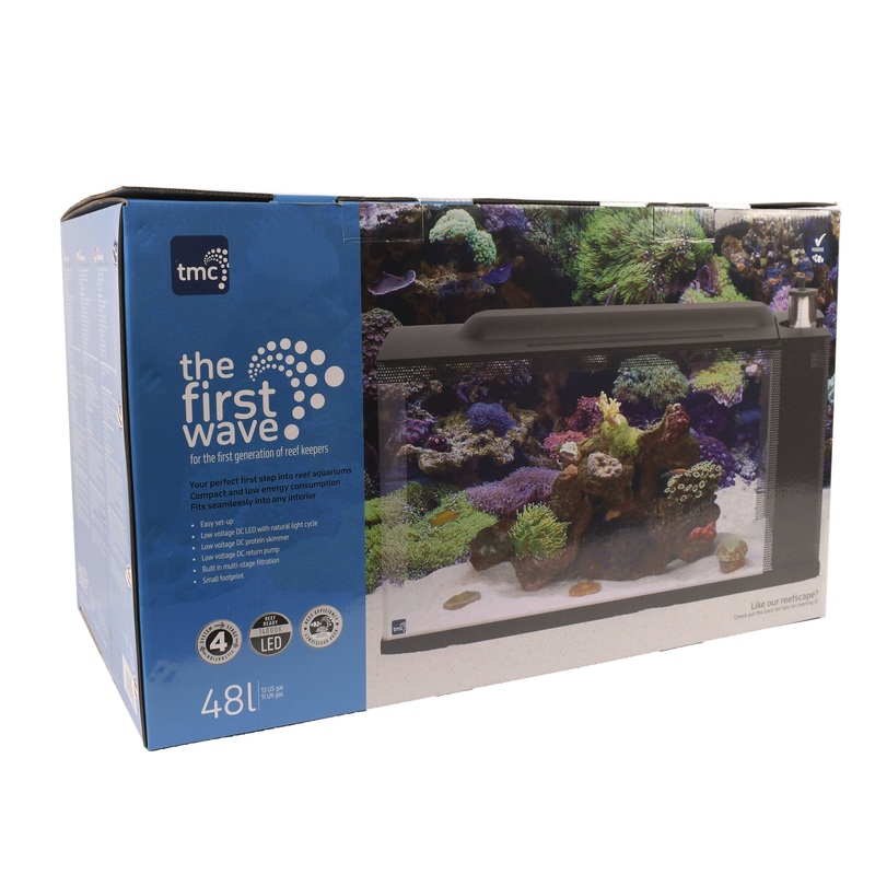TMC First Wave Aquarium 48L (FREE 50W Heater)