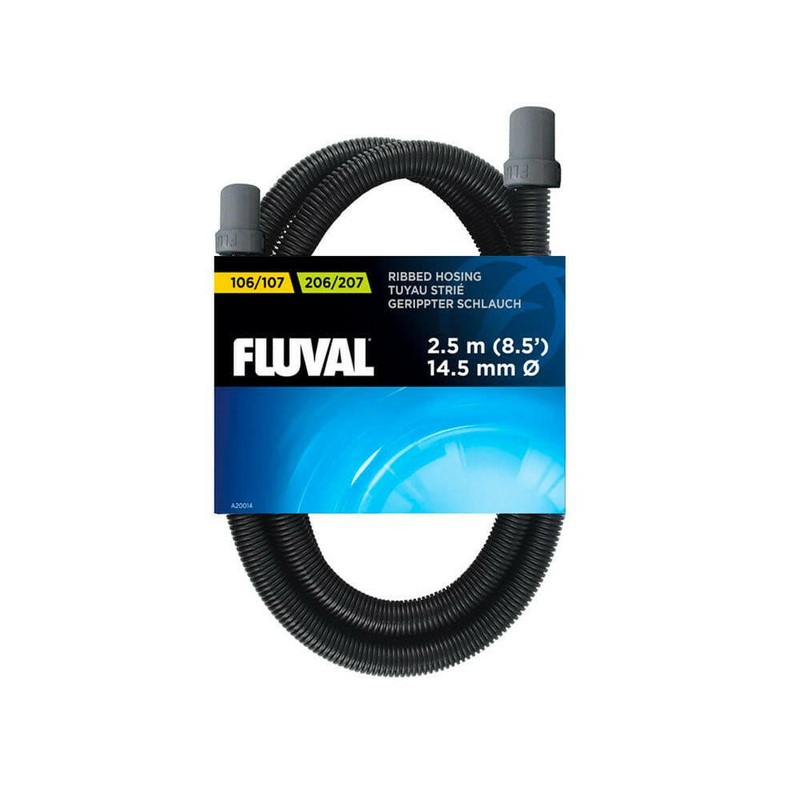 Fluval Ribbed Hosing for 105/205, 106/206, 107/207 Filters, 8.5 ft. (2.5 m)