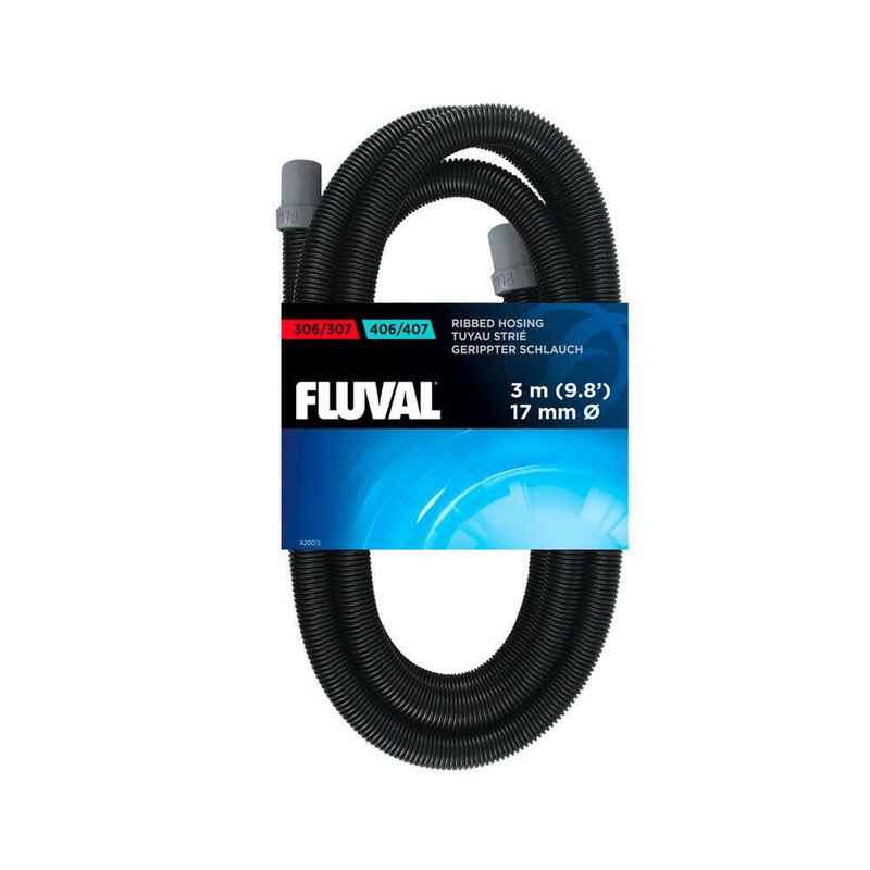 Fluval Ribbed Hosing for 305/405, 306/406, 307/407 Filters, 9.8 ft. (3 m)