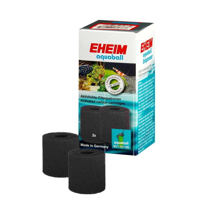 Eheim 2208-12 Aquaball Carbon Filter Cartridge (x2)
