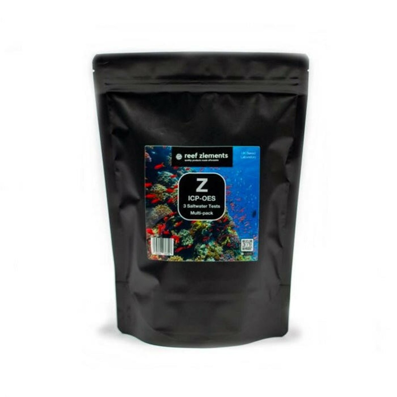 Reef Zlements ICP-OES Aquarium Analysis Saltwater Three Pack + RO