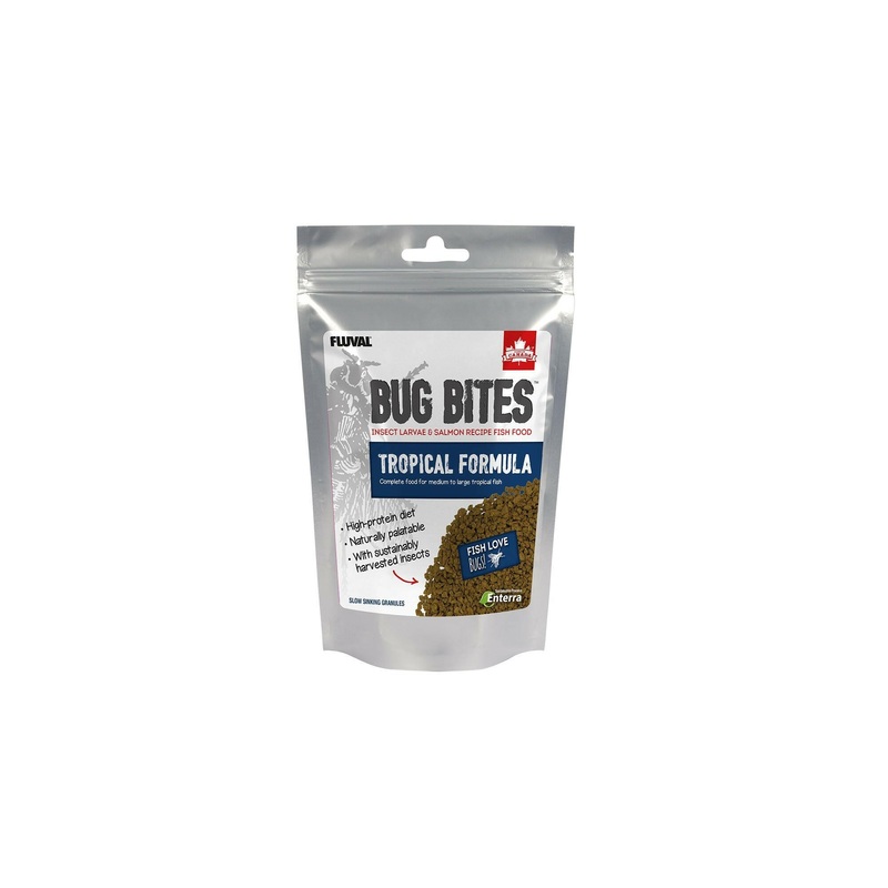 Fluval Bug Bites Tropical Micro Granule (Medium/Large) 125g