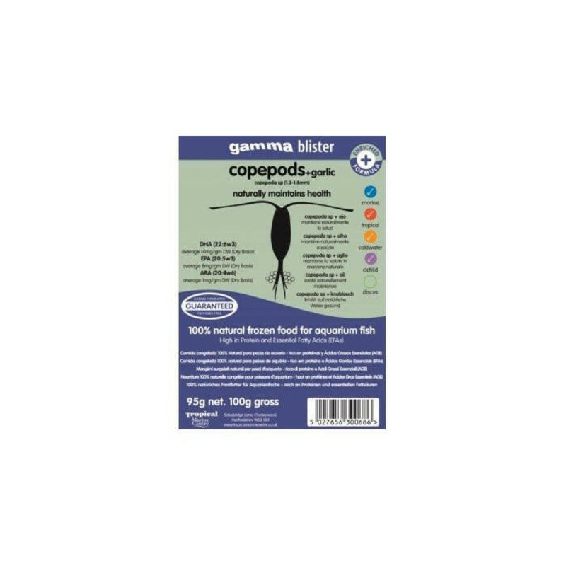 Gamma Copepods with Garlic Blister Pack 100g
