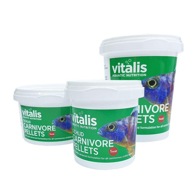 Vitalis Cichlid Carnivore Pellets 1mm 1.8KG