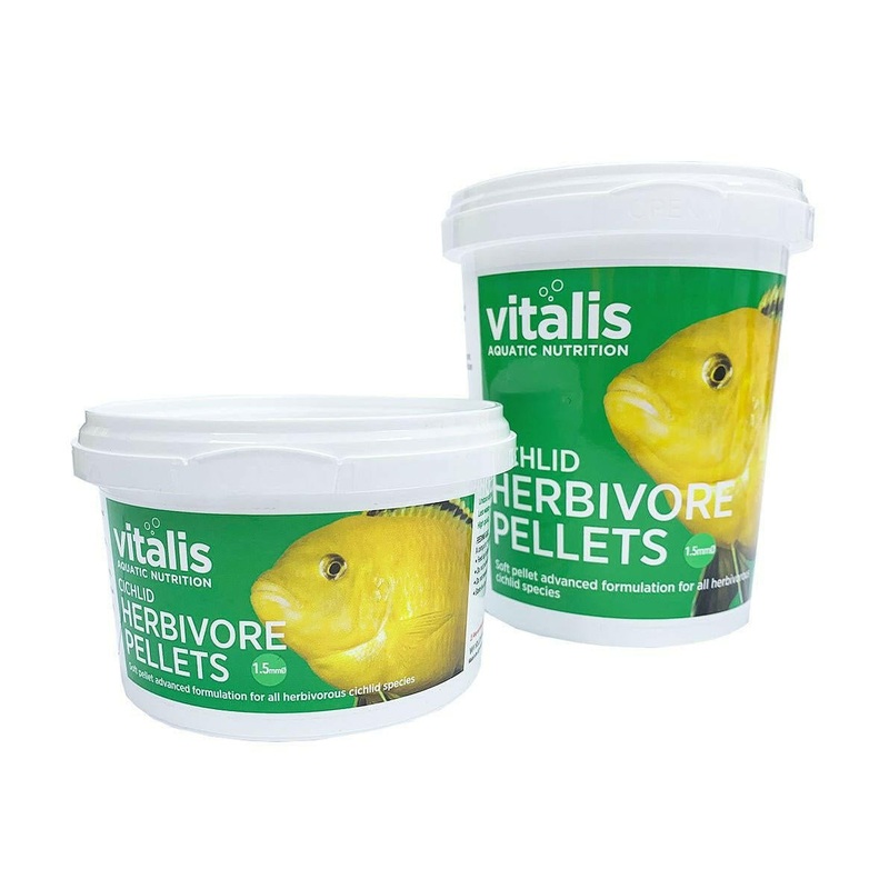 Vitalis Cichlid Herbivore Pellets 1.8KG