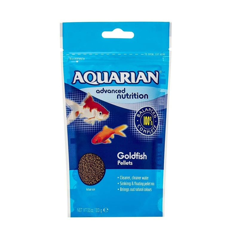 Aquarian Goldfish Pellets 100g