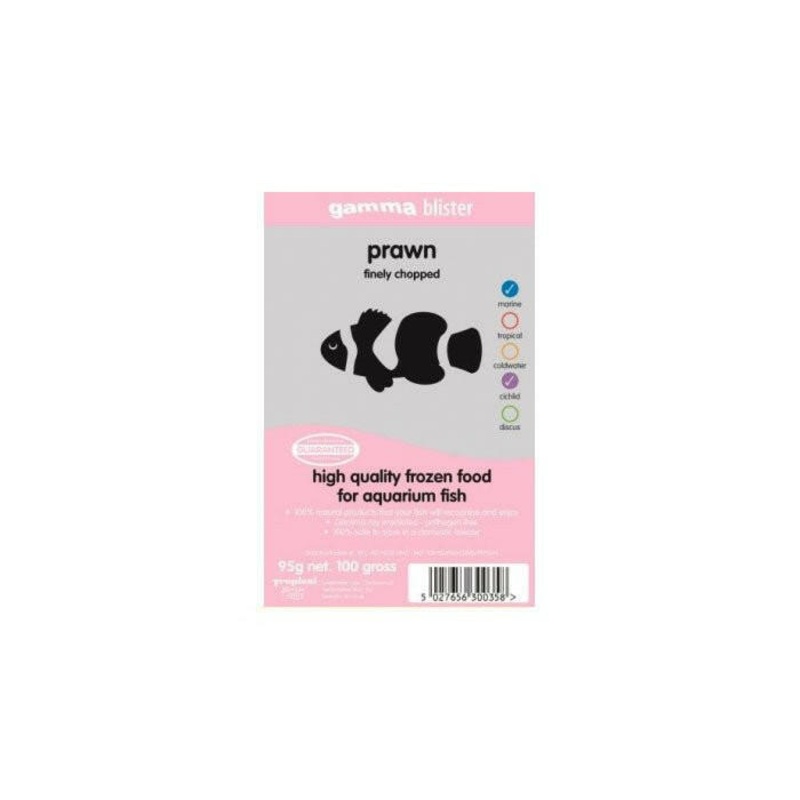 Gamma Chopped Prawn Blister Pack 100g