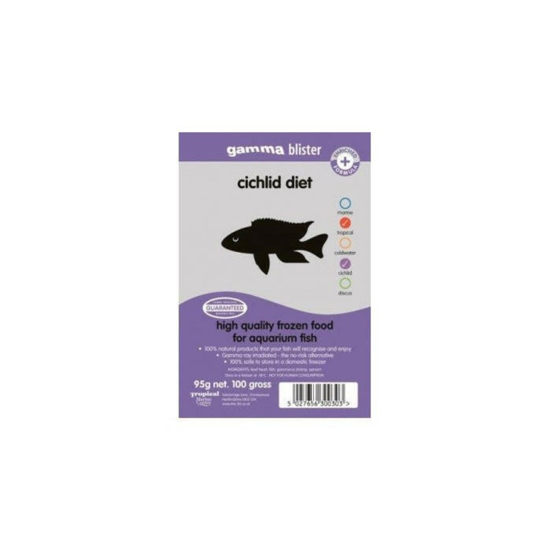 Gamma Cichlid Diet Blister Pack 100g