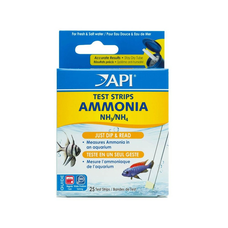 API Ammonia Test Strips - 25 Strips