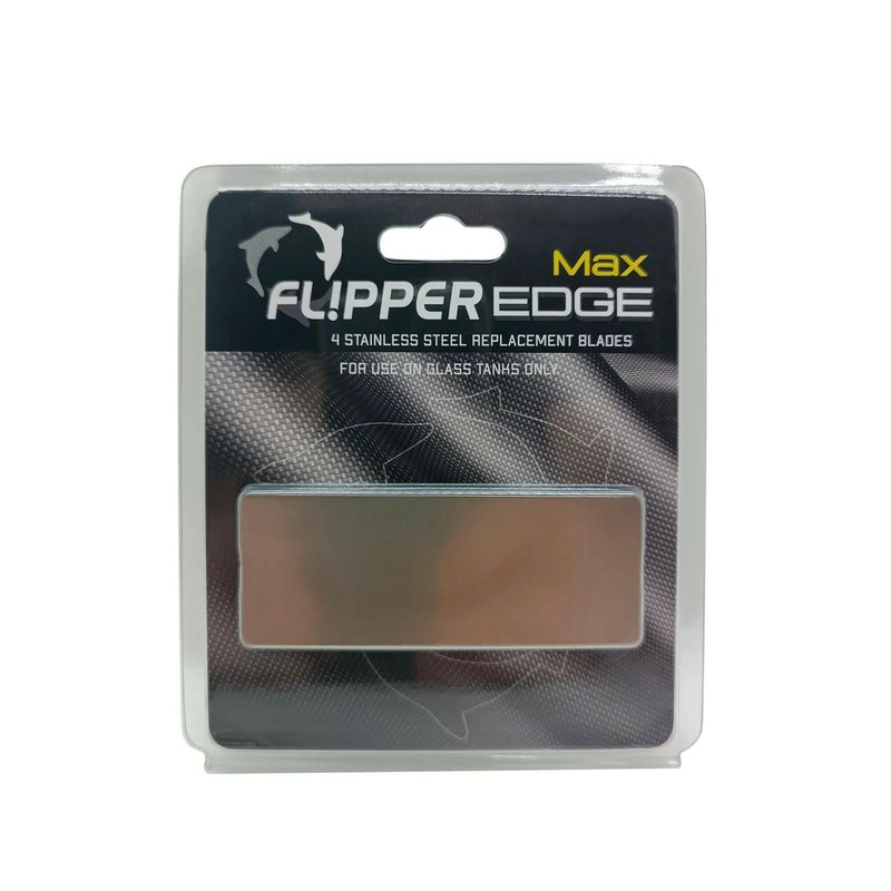 Flipper Edge Max Stainless Steel Blades - 4 Pack