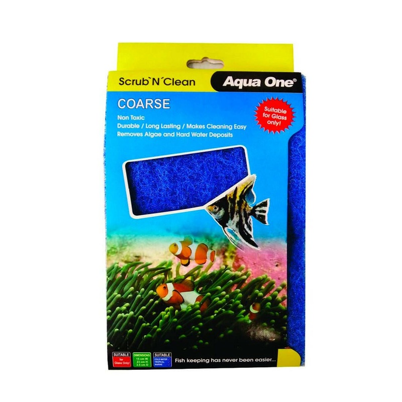 Aqua One Scrub and Clean Large Coarse Pad