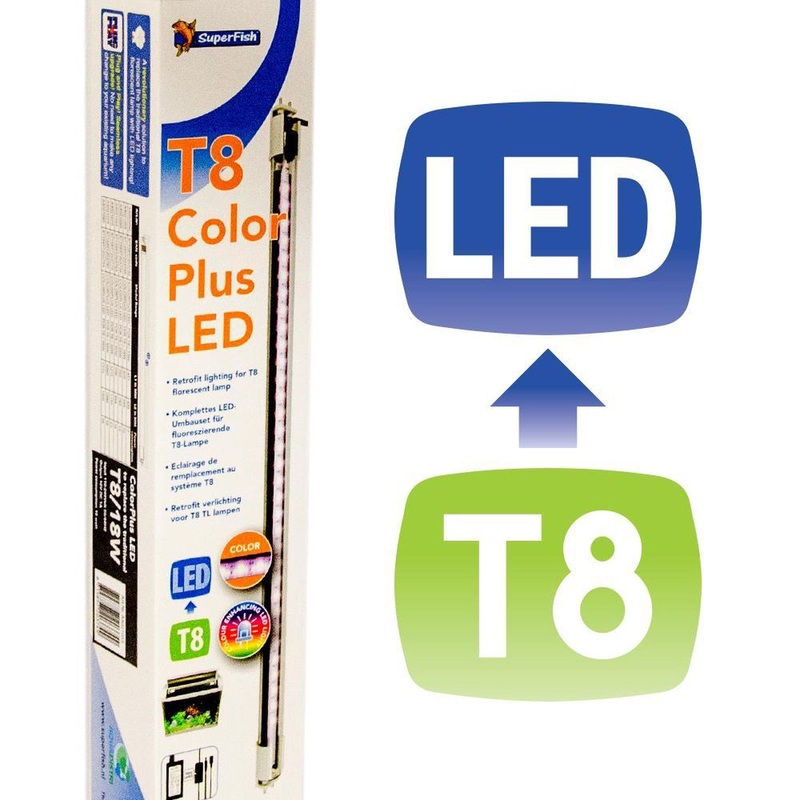 SuperFish Retro LED Color T8/JT5 100cm / 38W