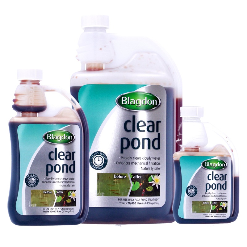 BLAGDON CLEAR POND ,CLEARS CLOUDY WATER NATURALLY SAFE ,VARIOUS SIZES