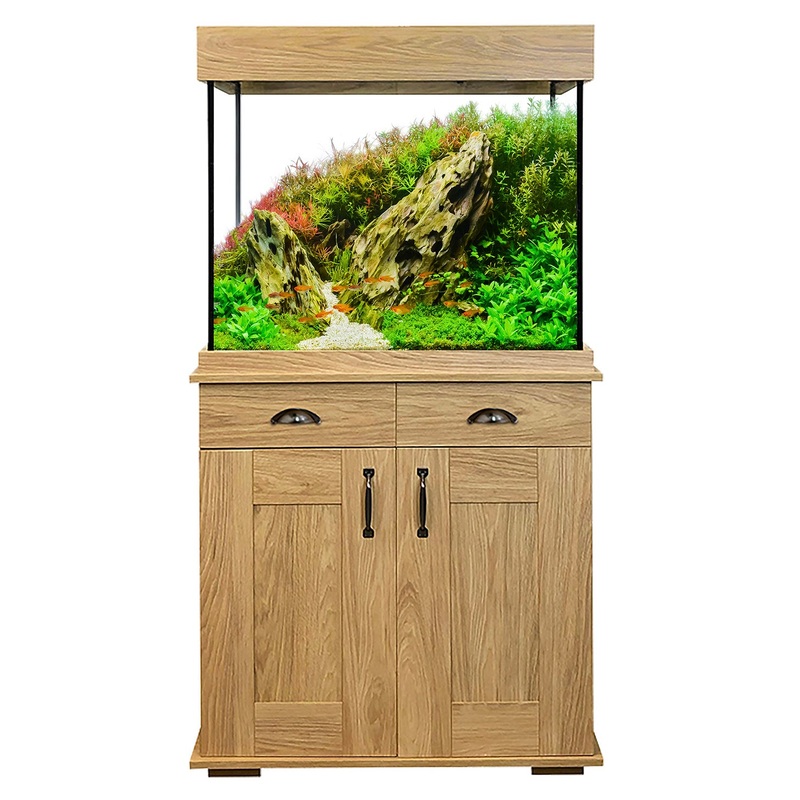 Fluval Shaker 168L Aquarium & Cabinet - Hampshire Oak